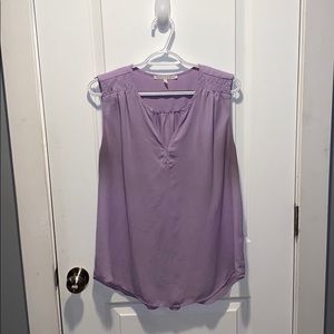 Purple Tank Top Blouse